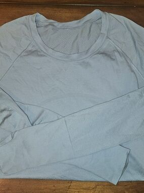 Lululemon Powder Blue Long Sleeve Top